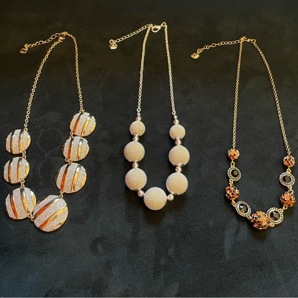 Monet Jewelry Cable Collar Necklaces (Set of 3)